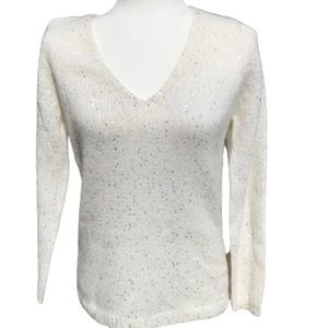 Joe Fresh women’s sequined fuzzy sweater size s